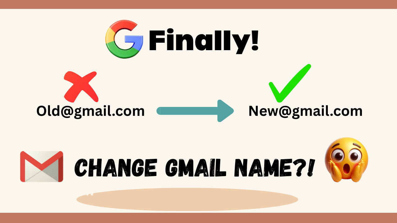 Finally! Google Mail Will Let You Change Your Gmail Name
